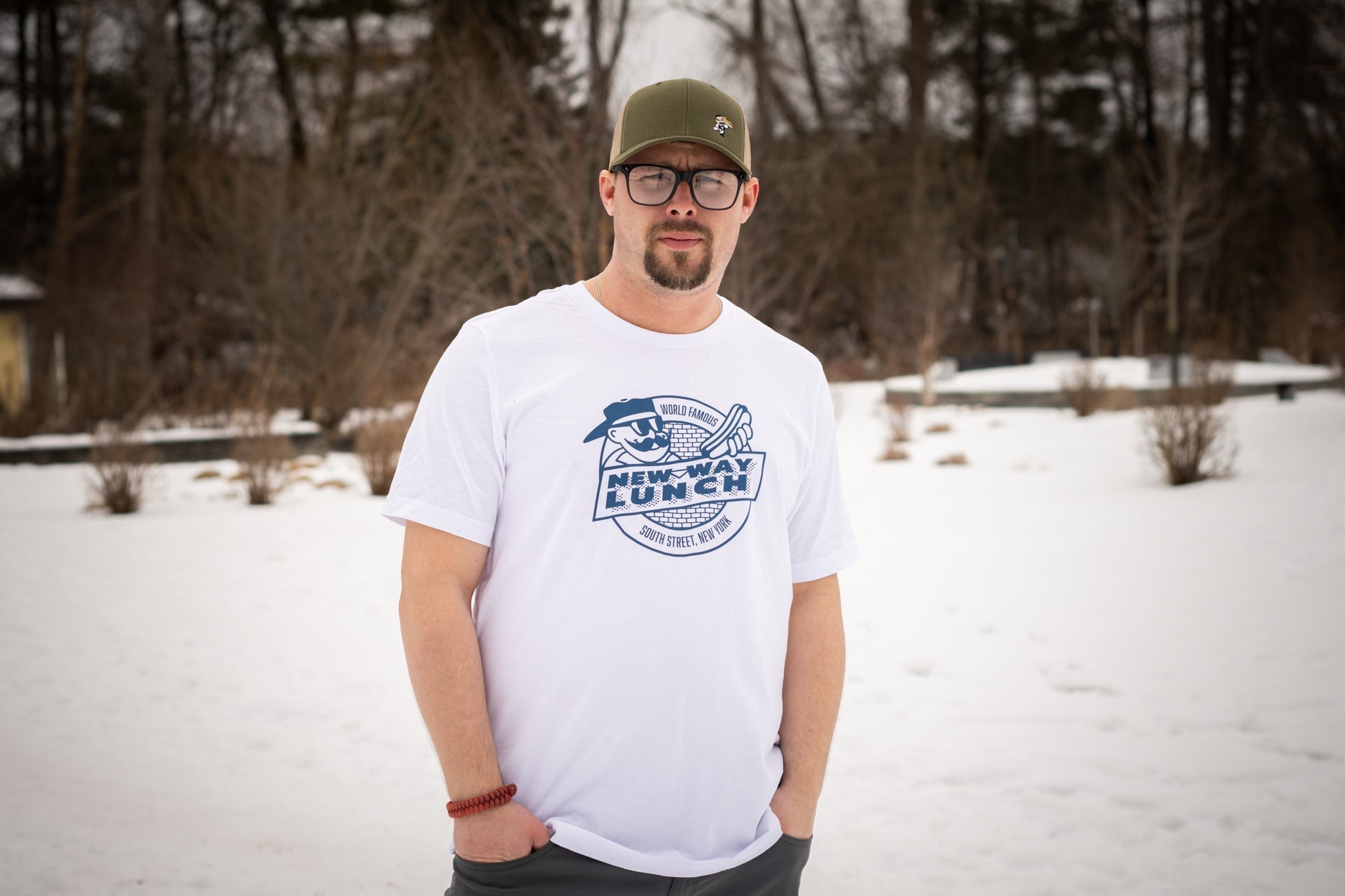 Retro White Tee